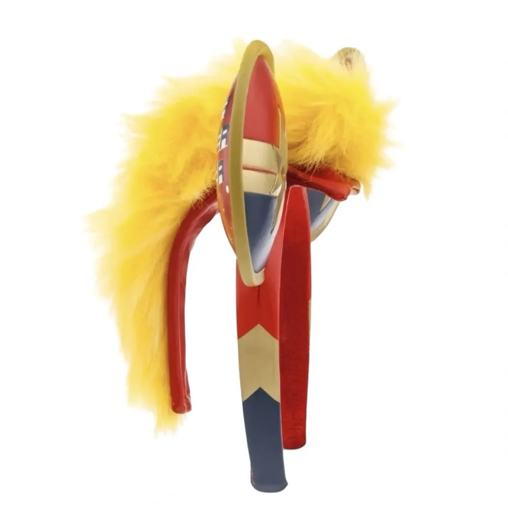 Disney Captain Marvel Ears with Faux Mohawk - Picture 4 of 5